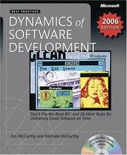 Cover of: Dynamics of Software Development (Best Practices)