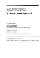 Cover of: Nursing: a human needs approach