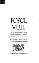 Cover of: Popol Vuh