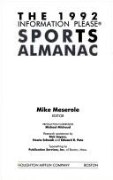 Cover of: INFO IPA SPORTS 92 PA by Mike Meserole