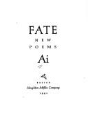 Cover of: Fate: new poems