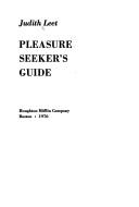Cover of: Pleasure seeker's guide: [poems]