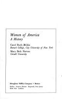 Cover of: Women of America: a history
