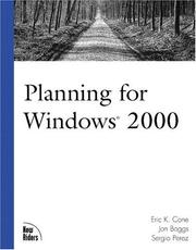 Cover of: Planning for Windows 2000