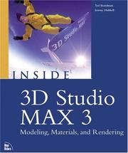 Cover of: Inside 3D Studio MAX 3 Modeling, Materials, and Rendering