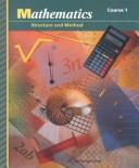 Cover of: Mathematics Structure and Method Course 1 by Mary P. Dolciani, Robert H. Sorgenfrey, John A. Graham