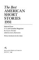 Cover of: The Best American Short Stories 1991 by 