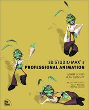 Cover of: 3D Studio MAX 3(r)  Professional Animation by Angela Jones, Sean Bonney, Brandon Davis, Sean Miller, Shane Olsen
