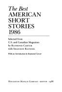 Cover of: The Best American Short Stories (1978 - 1990) Shannon Ravenel