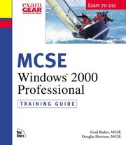 Cover of: MCSE Windows 2000 Professional Training Guide