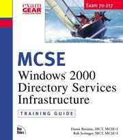 Cover of: MCSE Training Guide (70-217) by Damir Bersinic, Rob Scrimger