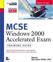 Cover of: MCSE Training Guide (70-240) by Brian Komar