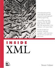 Inside XML (Inside) by Steven Holzner