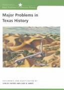 Cover of: Major problems in Texas history: documents and essays