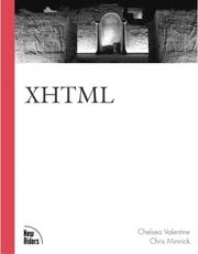 Cover of: XHTML (Landmark (New Riders)) by Chelsea Valentine, Chris Minnick