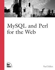 Cover of: MySQL and Perl for the Web (Landmark)