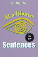 Cover of: At a glance. by Lee E. Brandon