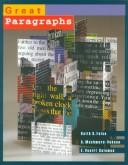 Cover of: Great Paragraphs by Keith S. Folse, A. Muchmore-Vokoun, E. Vestri Solomon