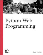 Cover of: Python Web Programming