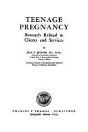 Cover of: Teenage pregnancy by Jean E. Bedger
