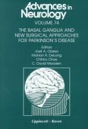 Cover of: Basal ganglia and new surgical approaches for Parkinson's disease by [edited by] José A. Obeso ... [et al.].