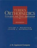 Cover of: Turek's Orthopaedics by 