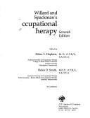 Cover of: Willard and Spackman's occupational therapy.