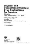 Cover of: Physical and Occupational Therapy: Drug Implications for Practice