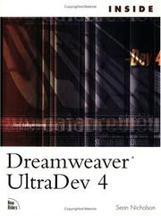 Cover of: Inside Dreamweaver UltraDEV 4