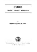 Cover of: Humor: theory, history, applications