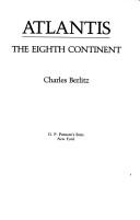 Cover of: Atlantis, the eighth continent