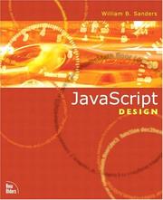 JavaScript design by Sanders, William B., William B. Sanders, Bill Sanders