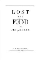 Lost and found by James Lehrer