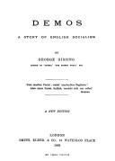 Cover of: Demos by George Gissing