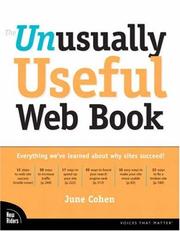 Cover of: The unusually useful Web book by June Cohen