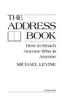 Cover of: Address Book 6 (Address Book: How to Reach Anyone Who is Anyone)