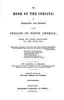 Cover of: The book of the Indians, or, Biography and history of the Indians of North America: from its first discovery to the year 1841