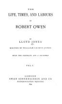 Cover of: Life Times and Labours of Robert Owen/2 Volumes in 1 by Jones, Lloyd