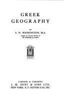 Cover of: Greek geography