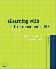 Cover of: eLearning with Dreamweaver MX