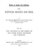 Cover of: The Egyptian heaven and hell by Ernest Alfred Wallis Budge