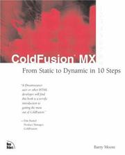ColdFusion MX by Barry Moore