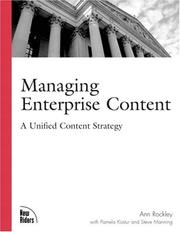 Managing enterprise content by Ann Rockley