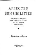 Cover of: Affected sensibilities by Stephen Ahern