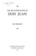 Cover of: The Metamorphoses of Don Juan (Stanford Studies in Language and Literature, 18.)