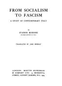 Cover of: From socialism to fascism. by Ivanoe Bonomi