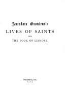 Cover of: Lives of Saints (Anecdota Oxoniensia Medieval and Modern Series Vol 5)