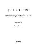 Cover of: H.D.'s poetry: "the meanings that words hide" : essays