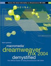 Cover of: Macromedia Dreamweaver MX 2004 Demystified
