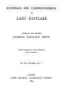 Cover of: Journals and correspondence of Lady Eastlake